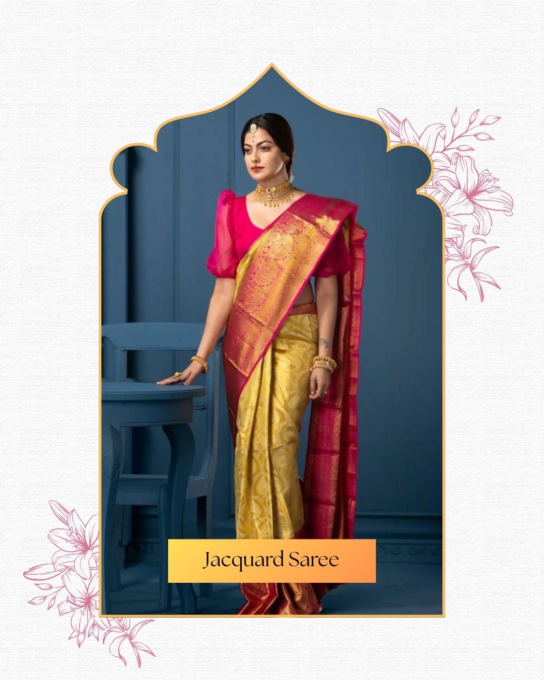 Jacquard Saree
