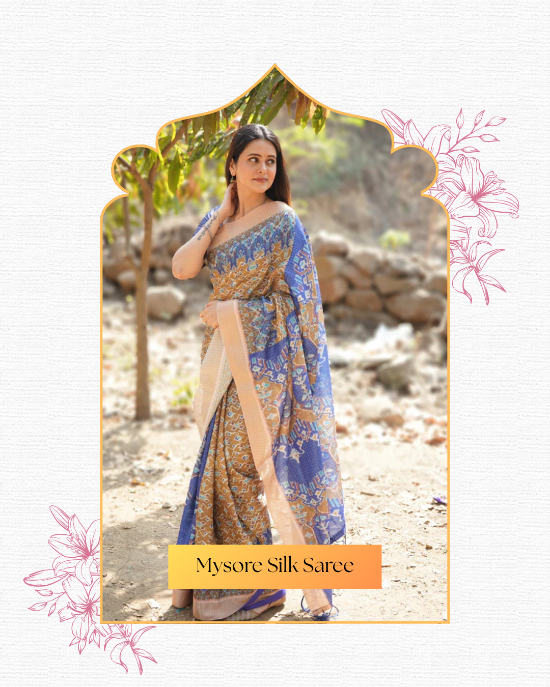 Mysore silk saree
