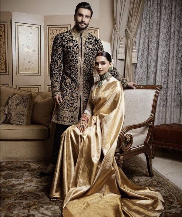 Gold Woven Soft Lichi Silk Saree With Unstitched Blouse Piece For Women