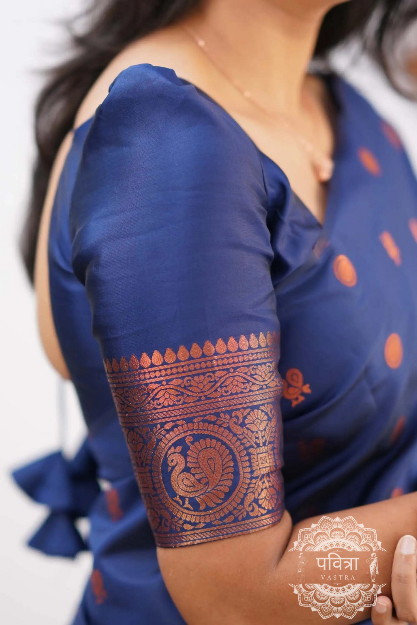 Banarasi Style Pure Kanjivaram Silk Jacquard Kanchipuram Pattu Saree With Un-Stiched Blouse For Women
