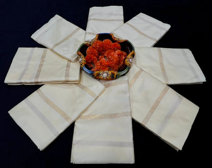 Multi Colour Kanajivaram Soft Lichi Silk Saree With Unstitching Blouse Piece For Women