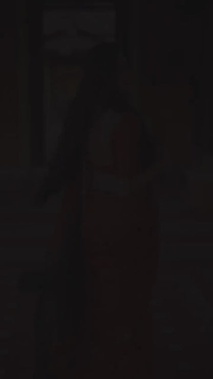 Maheshwari Silk Cotton Saree Orange And Black